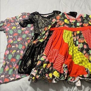 Colorful Kids' Dresses Set